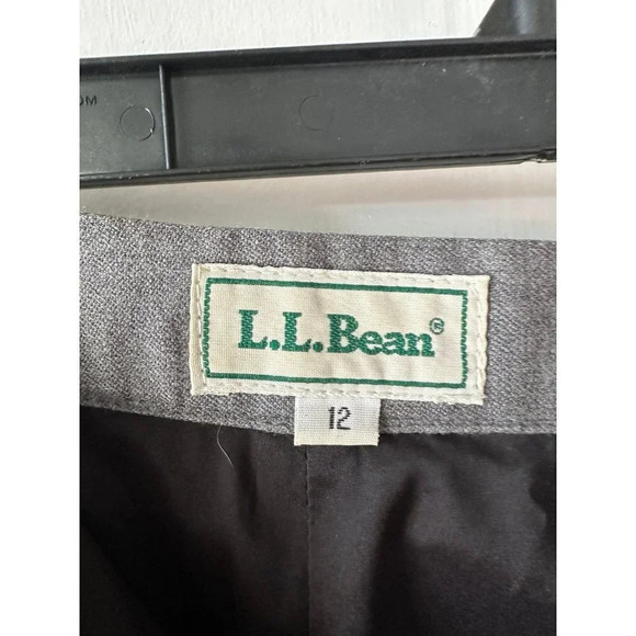 LL Bean women’s size 12 gray pants - Picture 6 of 8